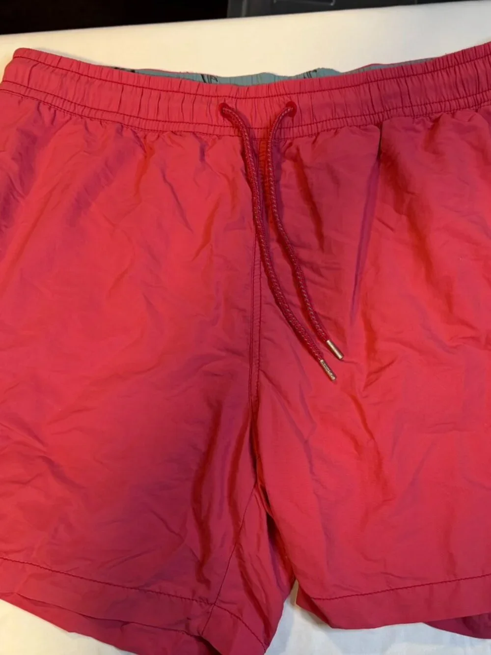 Tommy Bahama Relax Men's Red Swim Trunks Marlin Logo Board Shorts - L